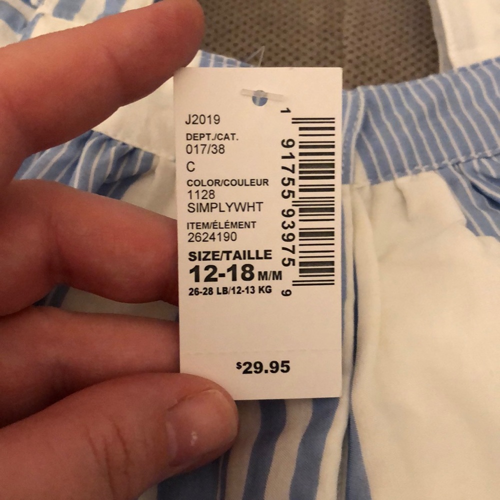 The Children’s Place Blue Stripe Dress - Picture 5 of 7